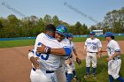 Baseball vs Babson  Wheaton College Baseball players celebrate their victory over Babson to win the NEWMAC Championship for the third year in a row. - (Photo by Keith Nordstrom) : Wheaton, baseball, NEWMAC